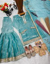 Oc 246 Fendi Silk Embroidery Sequence Work Kids Wear Best Wholesale Shop In Surat